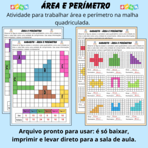 Área e Perímetro na Malha Quadriculada