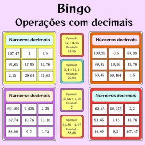 Bingo - Números decimais
