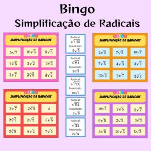 Bingo da Simplificação de Radicais