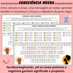 Desvende a Frase Secreta: Consciência Negra e Números Inteiros!