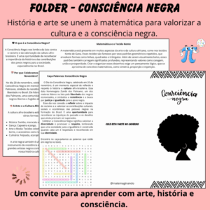 Folder Consciência Negra