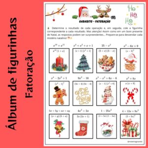 🧩 Álbum de Figurinhas: Desbravando a Fatoração! 📚✨