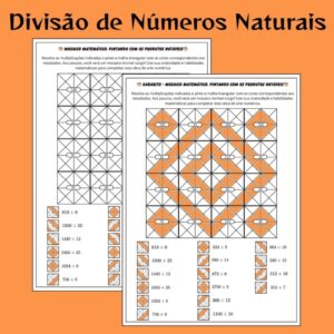 Mosaico Matemático: Divisão de Números Naturais