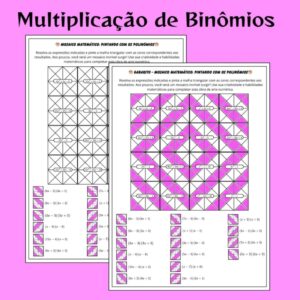 Mosaico Matemático: Multiplicação de Binômios