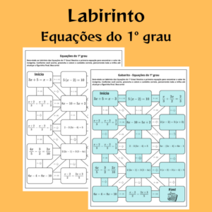Labirinto - Equação do 1º Grau