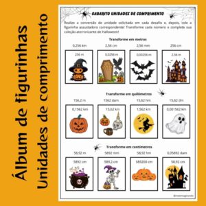 📏 Álbum de Figurinhas: Explorando as Unidades de Comprimento! 🔍✨