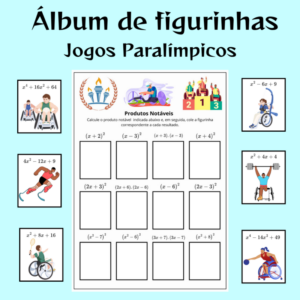 Produtos Notáveis – Álbum de figurinhas: Paraolimpíadas