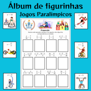 Proporção com o Álbum de Figurinhas Paraolimpíadas