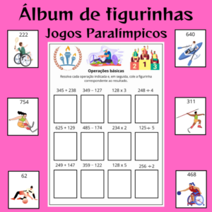 Operações básicas com o Álbum de Figurinhas Paraolimpíadas