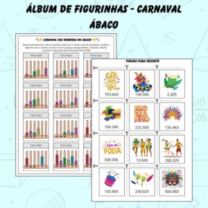 🎭🌟 Carnaval dos Números no Ábaco! 🌟🎭