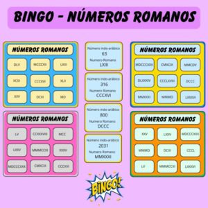 Bingo dos Números Romanos 🎯📜