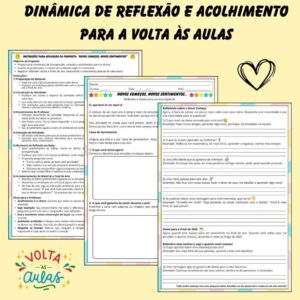 🌟 Dinâmica para Volta às Aulas: Novos Começos, Novos Sentimentos 🎒✨