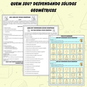 Jogo Educativo: Quem Sou? Desvendando Sólidos Geométricos