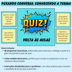📚 Puxando Conversa: Conhecendo a Turma 🎉