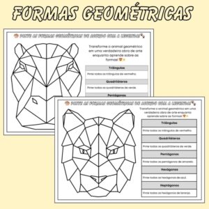 Aprender geometria nunca foi tão divertido! 🎨✨
