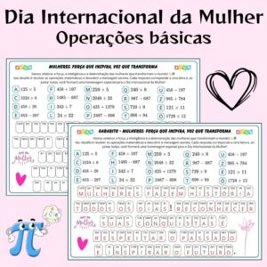📜 Mulheres: Força que Inspira, Voz que Transforma – Operações Básicas