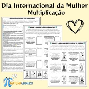 📜 Álbum Interativo Multiplicação - Mulheres Pioneiras da História! 🚀✨