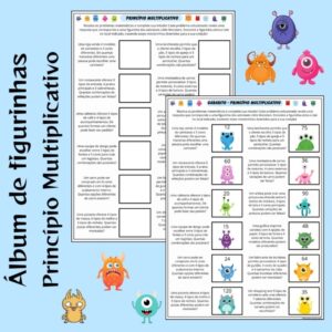 📜 Princípio Multiplicativo – Álbum Interativo Matemático