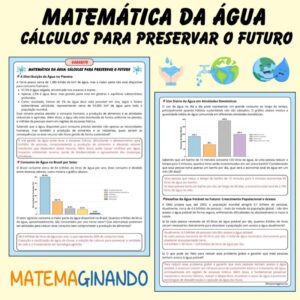📘 Matemática da Água: Cálculos para Preservar o Futuro 💧✏️