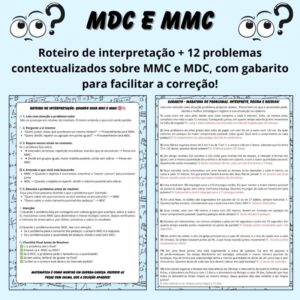 Maratona de Problemas de MMC e MDC — Interprete, Decida e Resolva! 🎯