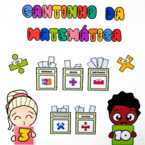 🧮 Painel Interativo – Cantinho da Matemática ✏️📐