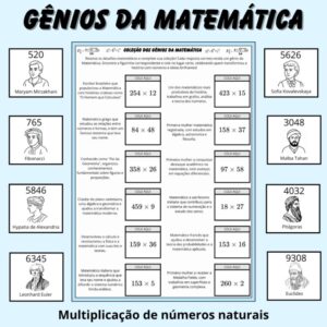 Gênios da Matemática — Multiplicação 🎯🧮