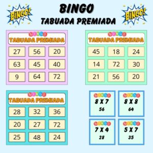 🧮 Tabuada Premiada – Bingo da Multiplicação 🎲✖️
