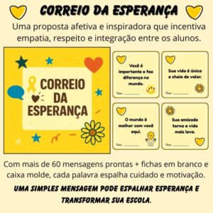 Socioemocional e Setembro Amarelo: Correio da Esperança