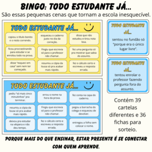 Bingo do Estudante — Dia do estudante (11/08)