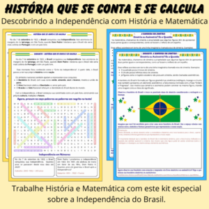 História que se Conta e se Calcula – Kit sobre a Independência do Brasil