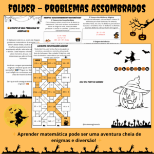 Folder Halloween – Problemas Matemáticos Assustadores!