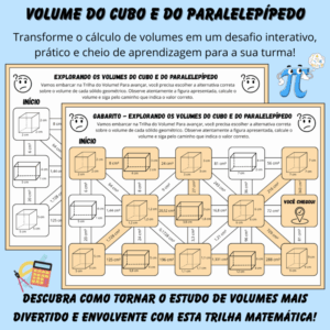 Trilha do Volume do Cubo e do Paralelepípedo
