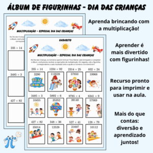 Álbum de Multiplicação – Especial Dia das Crianças