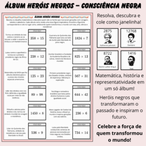 Álbum Heróis Negros – Consciência Negra - Multiplicação