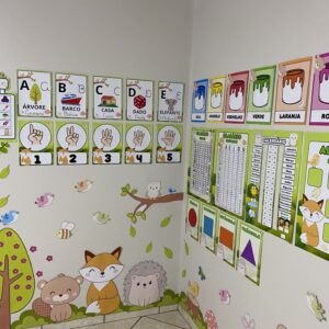 Kit Sala – Tema Floresta - Decoração Pedagógica para Educação Infantil