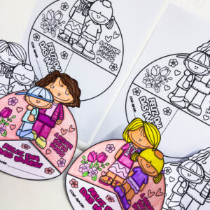 Lembrancinha Interativa para Colorir – Dia das Mães