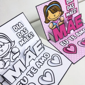Cartão 3D – Dia das Mães