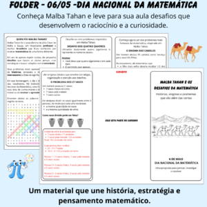 Dia Nacional da Matemática: Malba Tahan e os Desafios Matemáticos