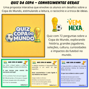 Quiz Copa do Mundo – Conhecimentos Gerais