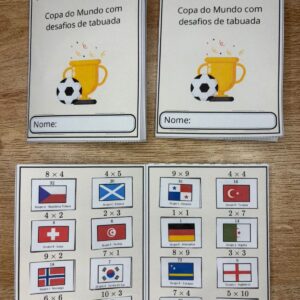 Desafios de Tabuada – Álbum da Copa do Mundo
