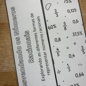 Lapbook: Desvendando os Números Racionais 7º ano