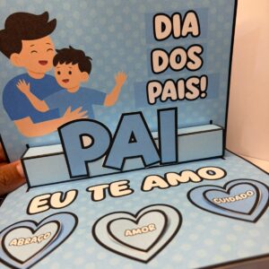 Cartão interativo para o Dia dos Pais