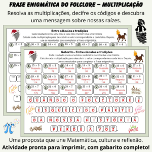 Folclore e Matemática: Atividade de Multiplicação com Frase Enigmática