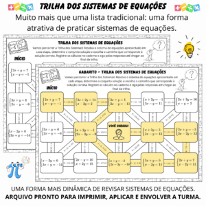 Trilha dos Sistemas de Equações