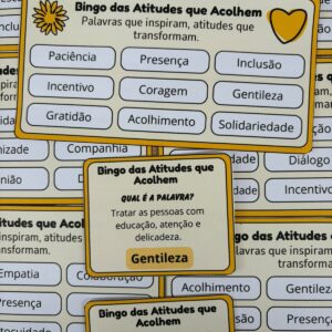 Bingo das Atitudes que Acolhem | Setembro Amarelo
